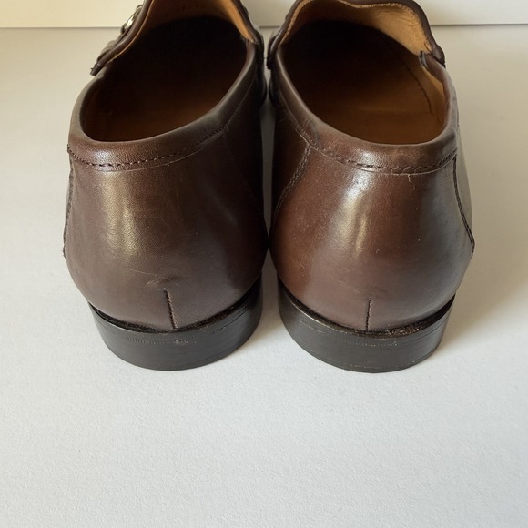 Allen Edmonds Verona II Size 12B 12 B Horse Bit Loafer Shoe Brown Made In Italy main image 6